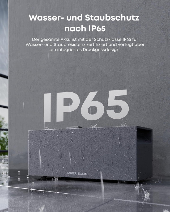 Anker SOLIX BP2700, Balkonkraftwerk mit Speicher, Erweiterungsakku für Solarbank 3 Pro, Kapazität 2,