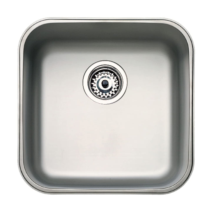 Teka BE 40.40 1C - Unterbauspüle, 1 Spüle unter der Arbeitsplatte, Küchenspüle 50 cm, Edelstahlspüle