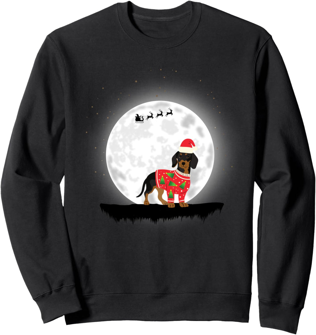 Dackel Weihnachten kostüm Sweatshirt