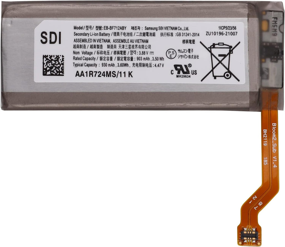 Swark EB-BF712ABY Akku Kompatibel mit Samsung Galaxy Z Flip3 5G SM-F711 Main Display Screen with Too