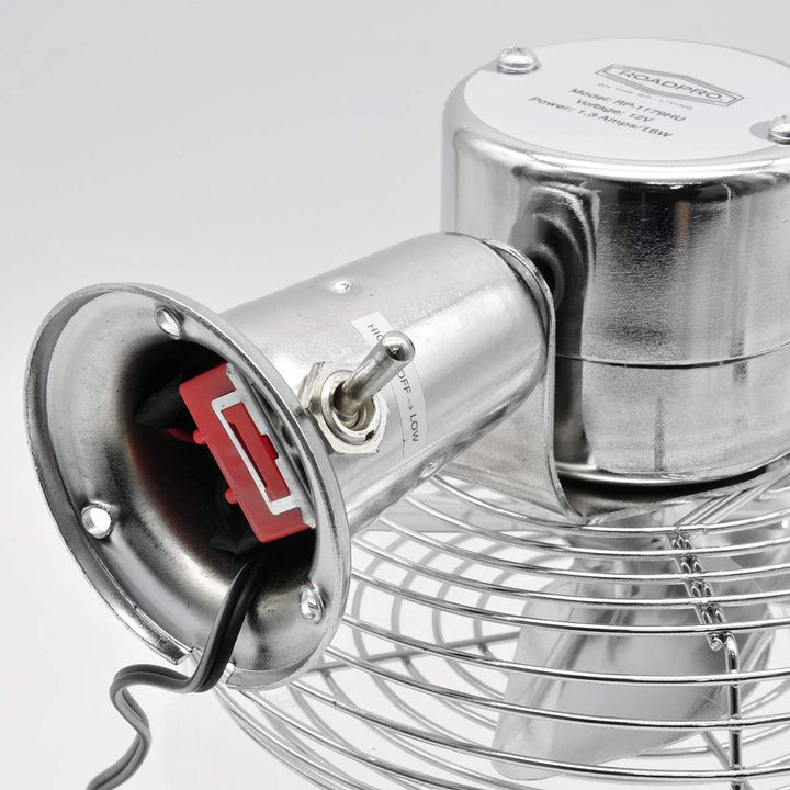 RoadPro C3208 Hochleistungsventilator aus Metall, 12 V, 15,2 cm