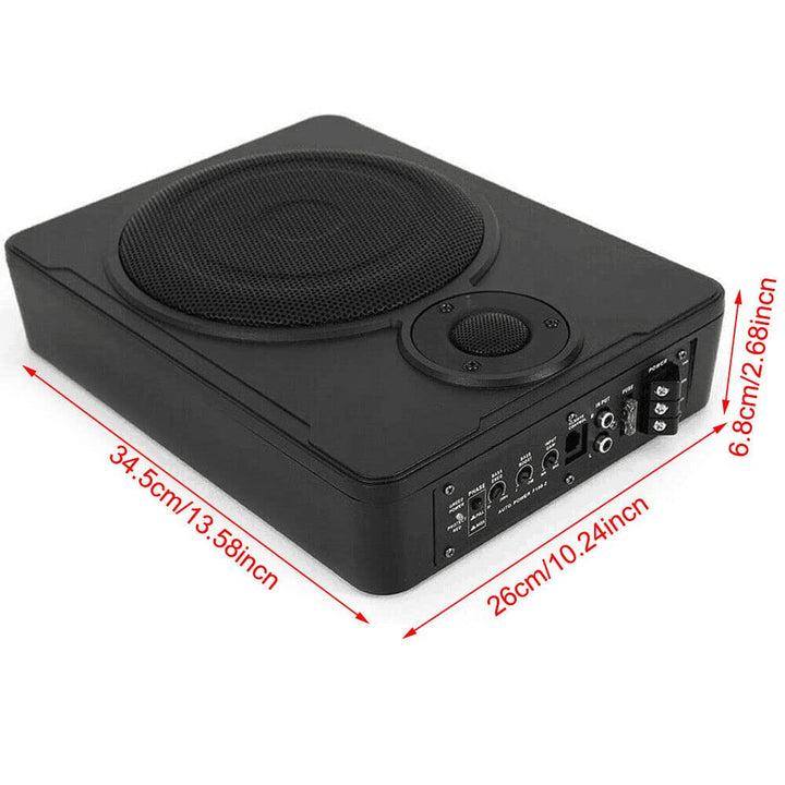 Subwoofer Auto Set, 600W 20 Hz-150 HzAuto Lautsprecher, 8-Zoll Ultradünner Radio Bassreflex Gehäuse