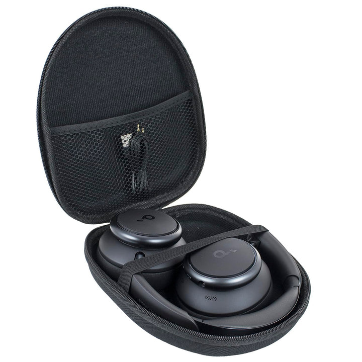 Harte Tasche Hülle Case Kompatibel mit Soundcore by Anker Q11i Q20i Q30 Q45 / Life Q30 / H30i / Spac