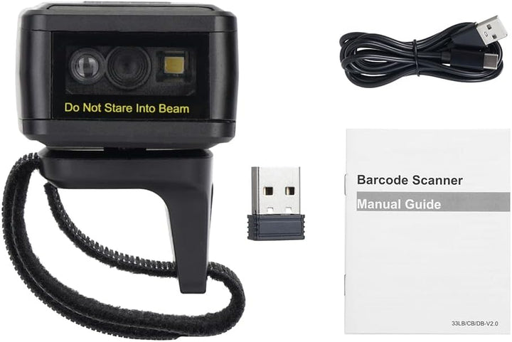 Marhynchus 2D -Barcode -Scanner Tragbarer Finger Handheld Wearable Ring Barcode Reader Wireless BT 2