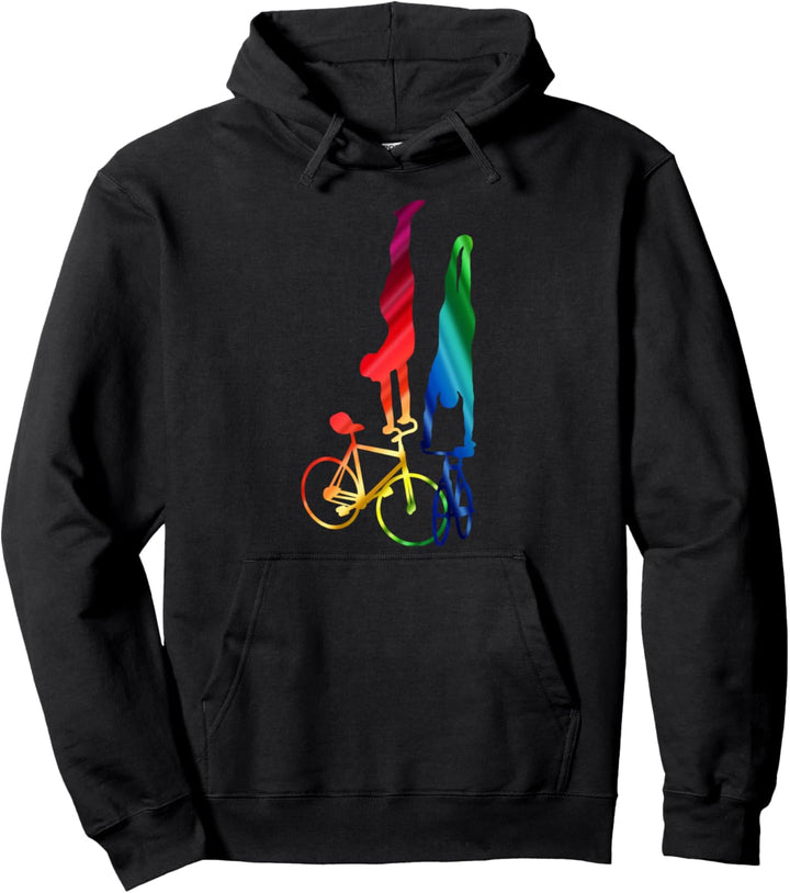 Kunstrad, Artistic Cycling, Kunstradfahren, Regenbogen Pullover Hoodie