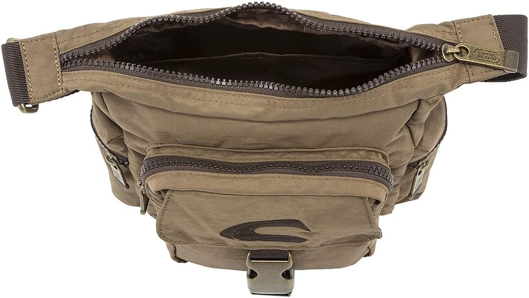 camel active bags Journey Herren Umhängetasche Crossbody Bag Klein 20 x 8,5 x 23 Sand, 20 x 8,5 x 23
