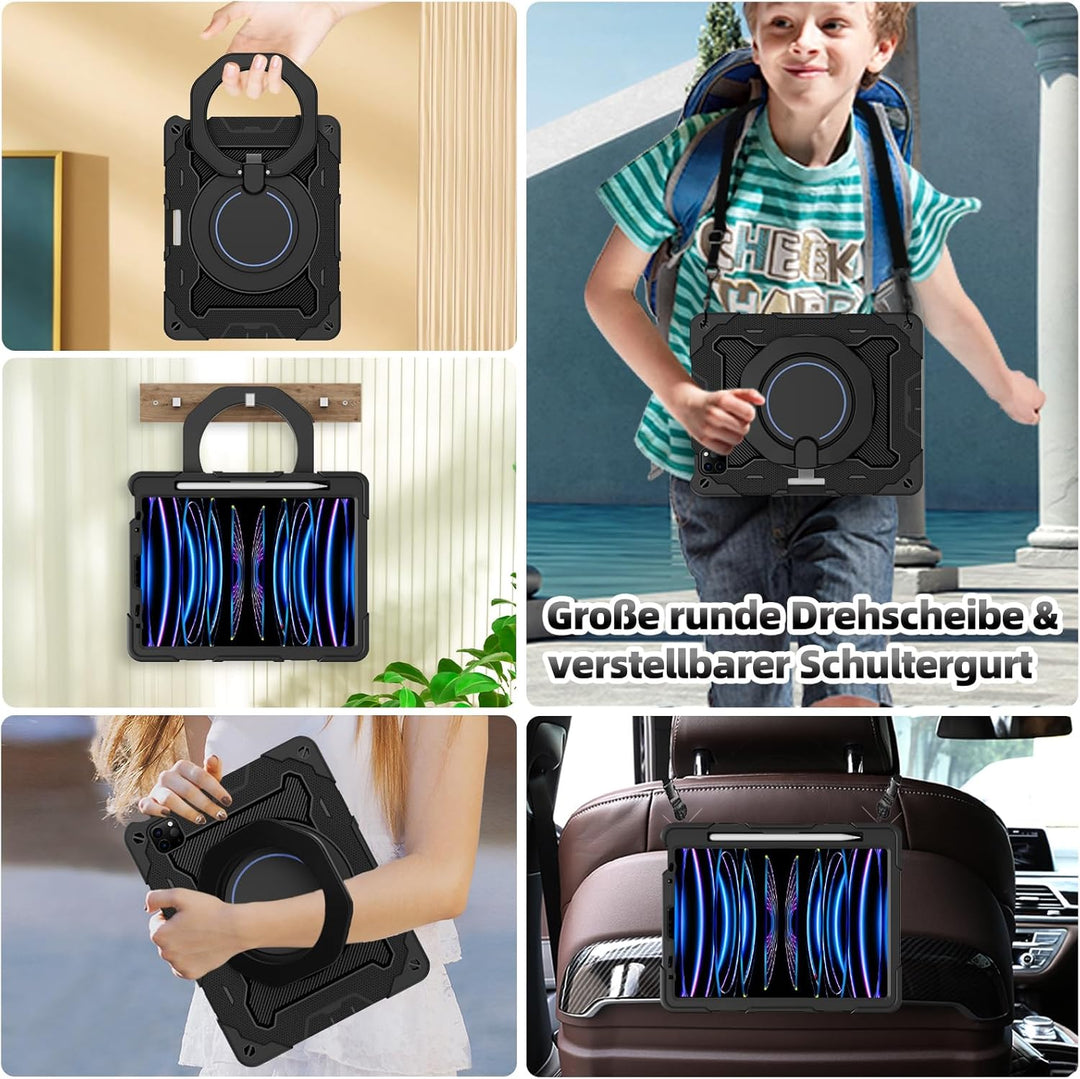 ROISKIN Kinder Hülle für iPad Pro 11 Zoll 4th 3rd 2nd 1st Generation (2022 2021 2020 2018),Stossfest