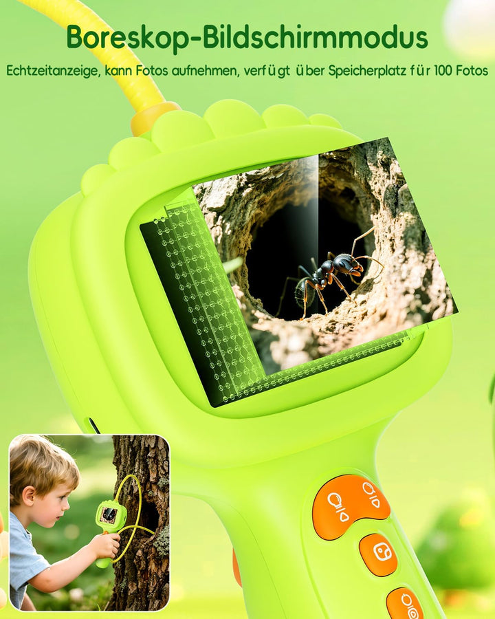 Endoskopkamera für Kinder, Ashfly 1080P Kinder Kamera, STEM Spielzeug für Outdoor Garten Camping Nat