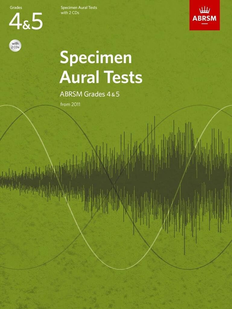 Specimen Aural Tests, Grades 4 & 5 with audio: new edition from 2011 (Specimen Aural Tests (ABRSM)),