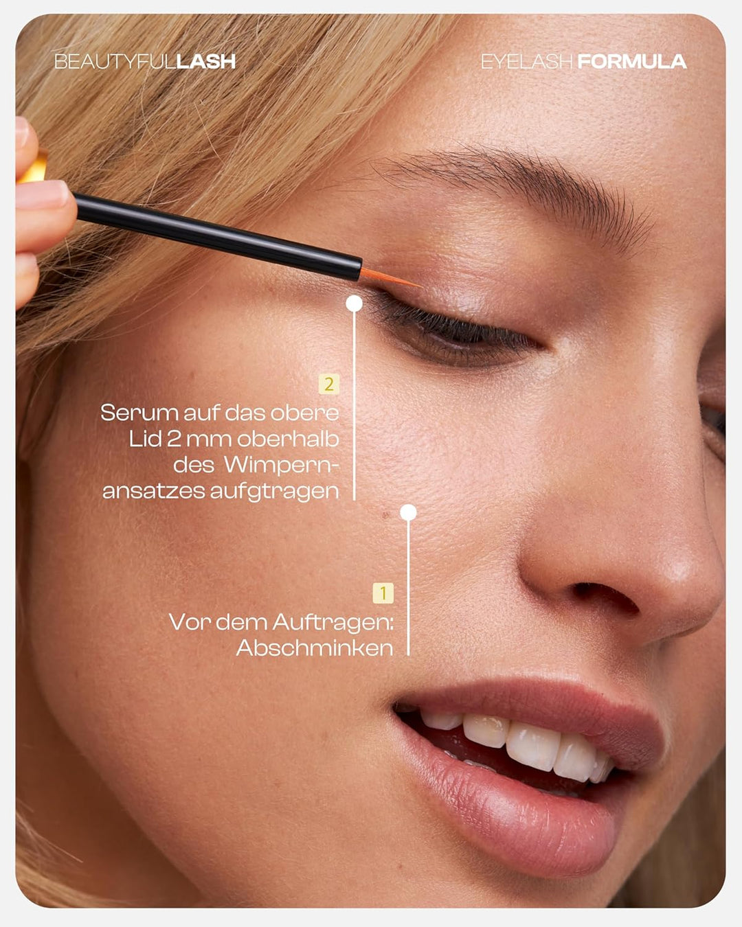 Beautyfullash Eyelash Formula – Wimpernserum ohne unnötige Zusätze I Lash Serum für lange Wimpern in