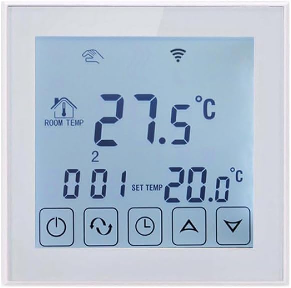Thermoval Thermostat für elektrische Fussbodenheizung TVT31 WiFi WLAN TUYA LCD