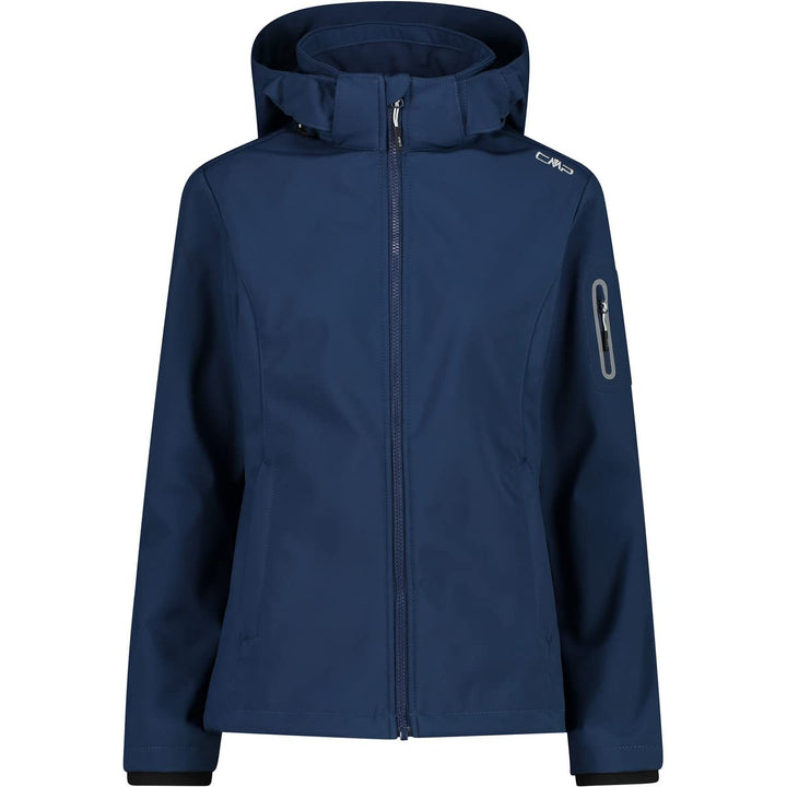 CMP Damen Windproof And Waterproof Softshell Jacket Wp 7.000 Jacke 40 Blau, 40 Blau