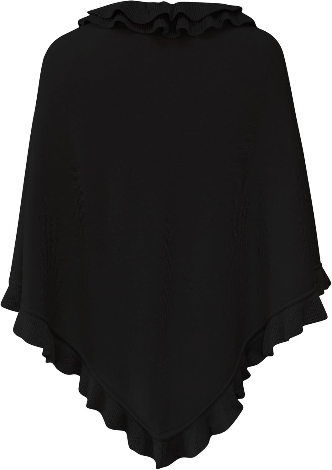 Poncho Cape Trachtentuch Umhang Stola Schultertuch Trachten-Tuch Damen Strickponcho Tracht Strick Tr