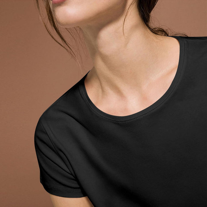 LiKing Damen T-Shirt Baumwolle Kurzarm Basic Sommer Rundhals T-Shirts Oberteile Top Bluse 1/3er Pack