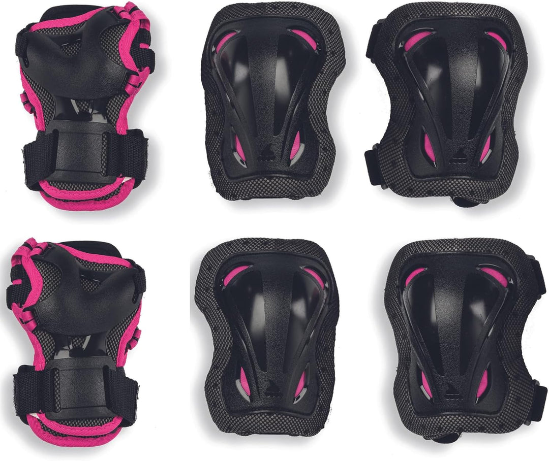 Rollerblade Unisex – Erwachsene Skate Gear 3 Beschützer XS Black/Pink, XS Black/Pink