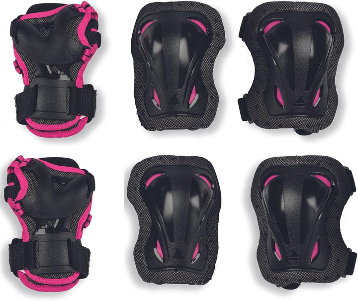 Rollerblade Unisex – Erwachsene Skate Gear 3 Beschützer XS Black/Pink, XS Black/Pink