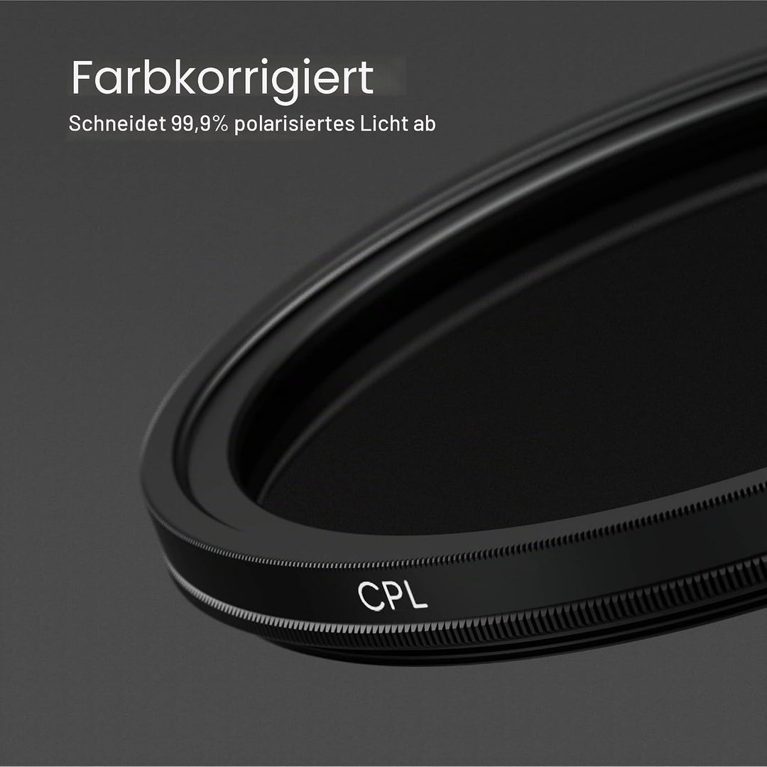 Urth 82 mm Polfilter (Polarisationsfilter) CPL Filter (Plus+) 82 mm Zum Einschrauben, 82 mm Zum Eins