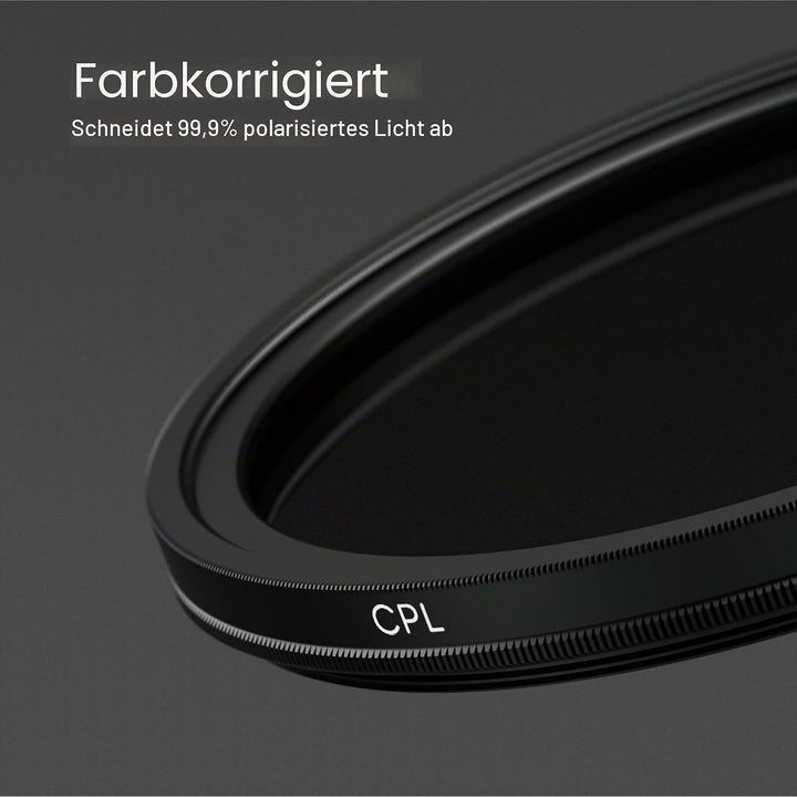 Urth 82 mm Polfilter (Polarisationsfilter) CPL Filter (Plus+) 82 mm Zum Einschrauben, 82 mm Zum Eins