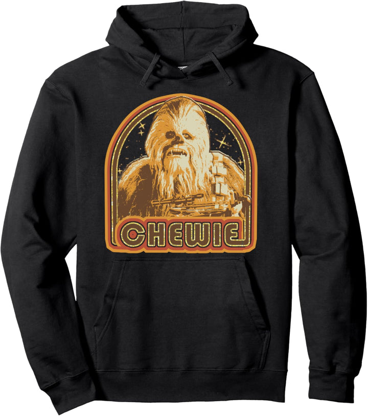 Star Wars Chewie Glittering Framed Portrait Pullover Hoodie