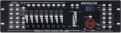 Showlite Master Pro 192 Kanal DMX Controller (zur professionellen Lichtsteuerung, USB Anschluss) & A