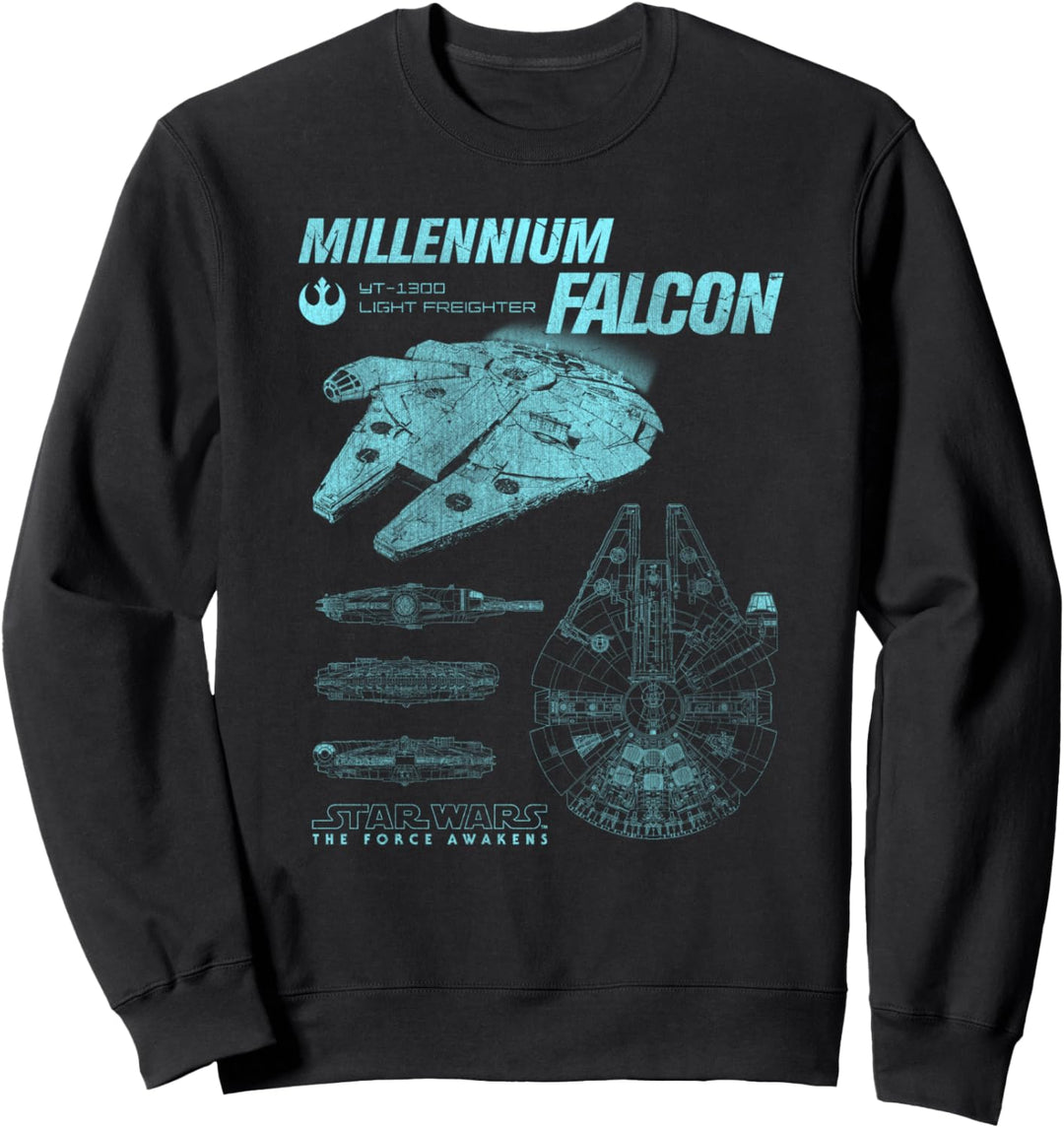 Star Wars Millennium Falcon Profile C1 Sweatshirt