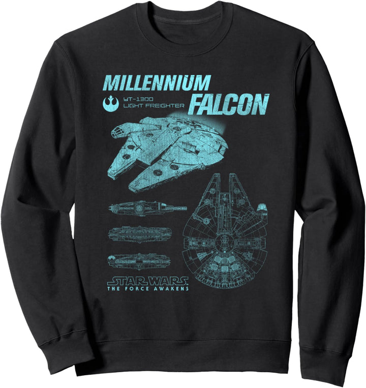 Star Wars Millennium Falcon Profile C1 Sweatshirt