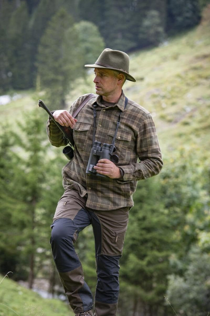 Deerhunter Rogaland Stretchhose mit Kontrast Schwemmholz Braun C48, Braun C48