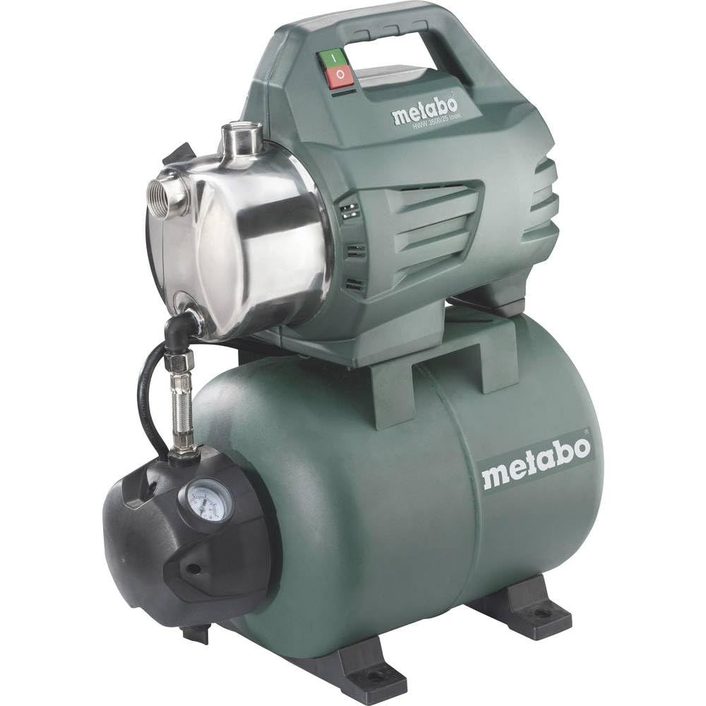 Metabo Hauswasserwerk HWW 3500/25 Inox (600969000) Karton, Nennaufnahmeleistung: 900 W, Max. Förderm