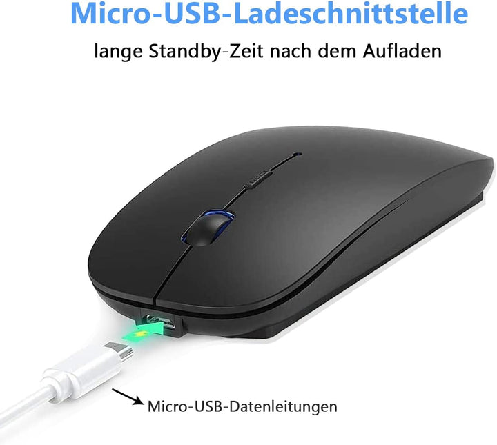 LEAPEST Kabellose Bluetooth Maus für MacBook Pro/Air/Mac/iPad/Laptop/Desktop/Mac/PC/Computer/Telefon