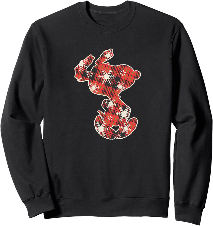 Peanuts Snoopy Feiertagsplaid Sweatshirt