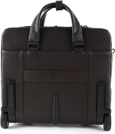 Piquadro Black Square 2-Rollen Businesstrolley 36 cm Laptopfach