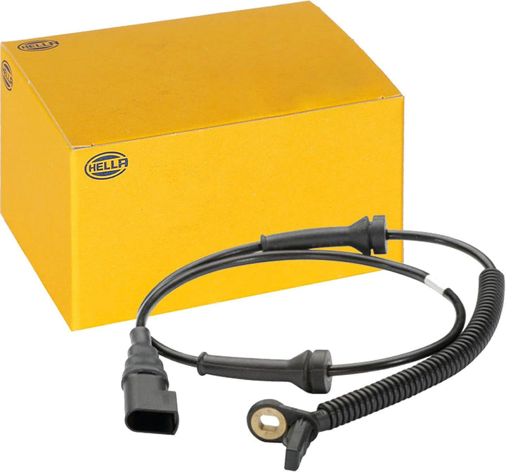HELLA 6PU 010 039-541 Sensor, Raddrehzahl - 12V - Vorderachse beidseitig - Kabel: 730mm - Steckergeh