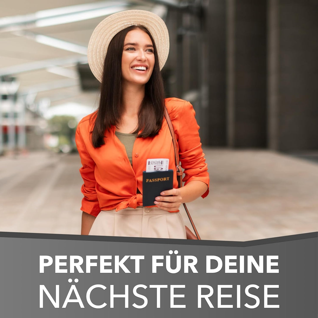 Xonic Design Reisekoffer - ABS Hartschalen Koffer mit 360° Leichtlauf-Rollen - hochwertiger Trolley