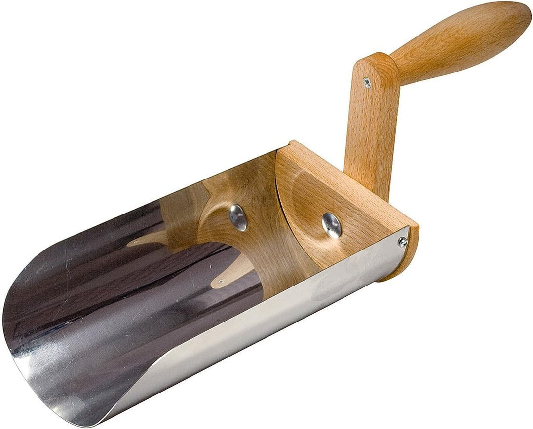 Dachrinnenschaufel Schaufel Edelstahl f. Dachrinnenreinigung verstellbarer Griff