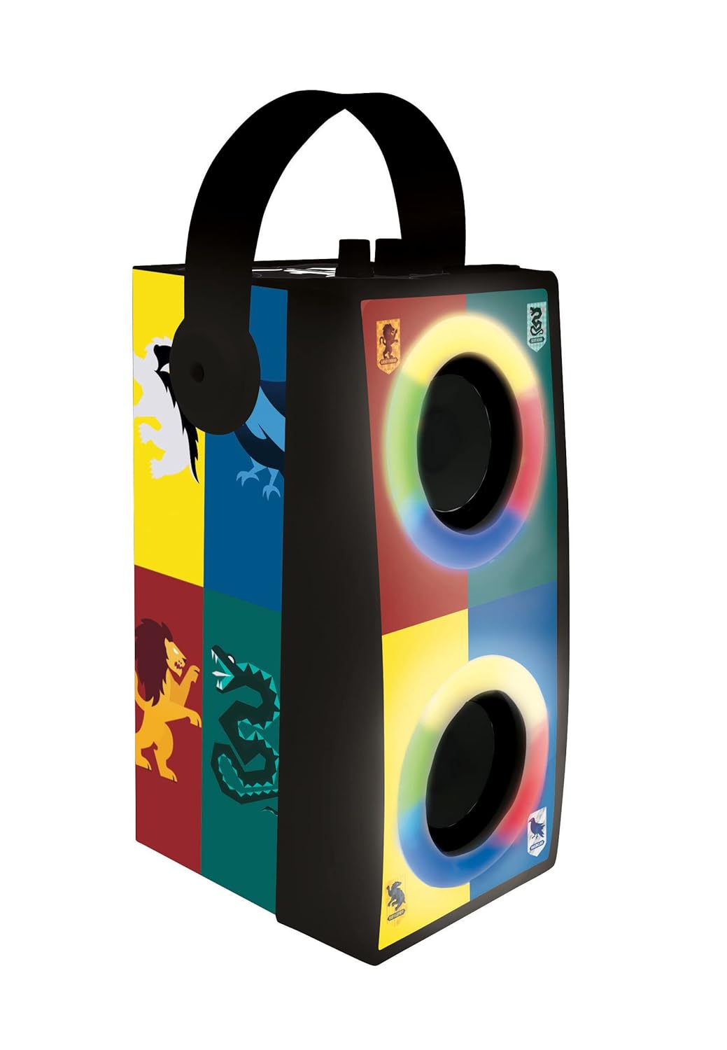Lexibook BTP180HPZ Harry Potter-Tragbarer Bluetooth-Lichtlautsprecher mit Mikrofon, Stereoanlage, Li