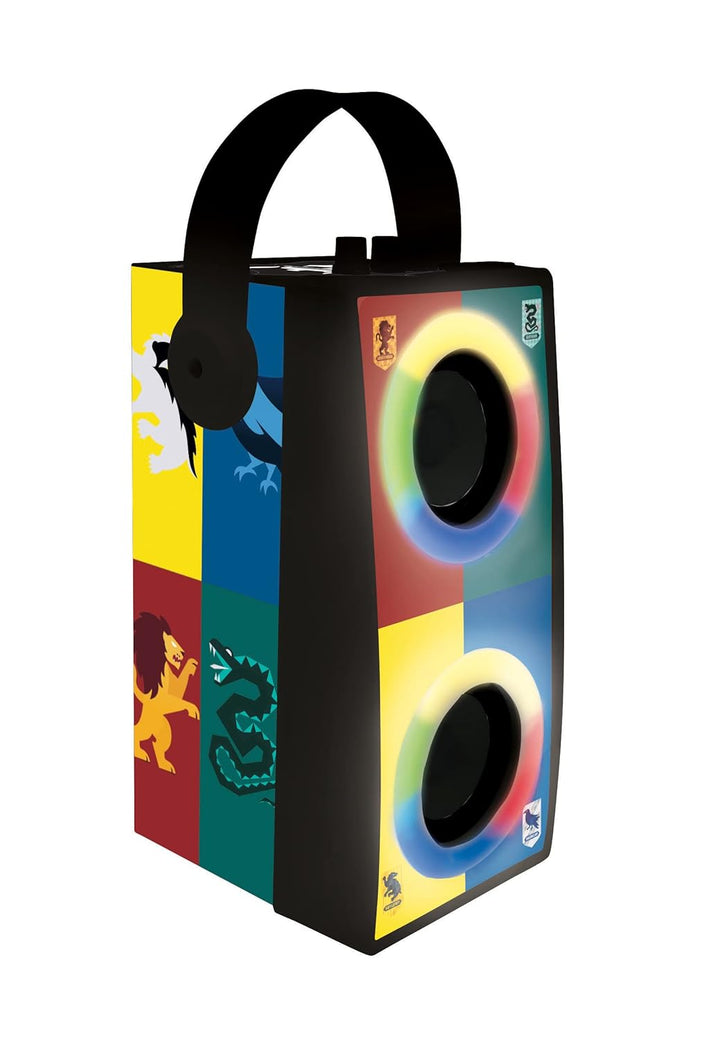 Lexibook BTP180HPZ Harry Potter-Tragbarer Bluetooth-Lichtlautsprecher mit Mikrofon, Stereoanlage, Li