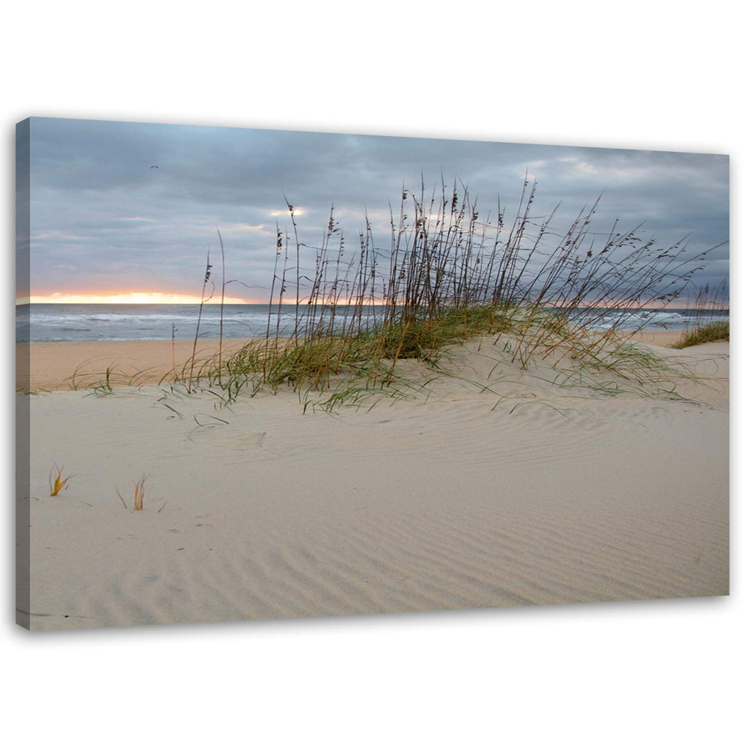 Feeby Bilder Strand Ostsee Nordsee 80x60 cm 1 Teilig Wohnzimmer Schlafzimmer Büro Flur Küche Wandbil