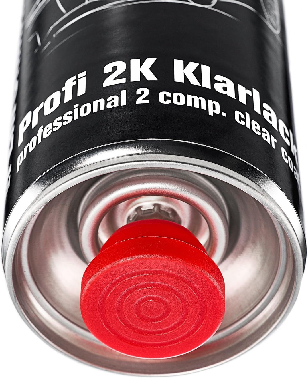 TRISTARcolor Autolack 2K Spraydosen Set für VW/Volkswagen T7T7 Weiss Basislack 2 Komponenten Klarlac