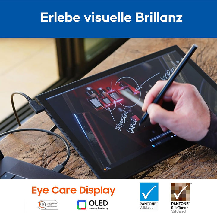 Wacom Movink 13 OLED Pen Display – Ultraschlanker (≈ 4 mm) & 420 g leichter Zeichenmonitor mit Pro P