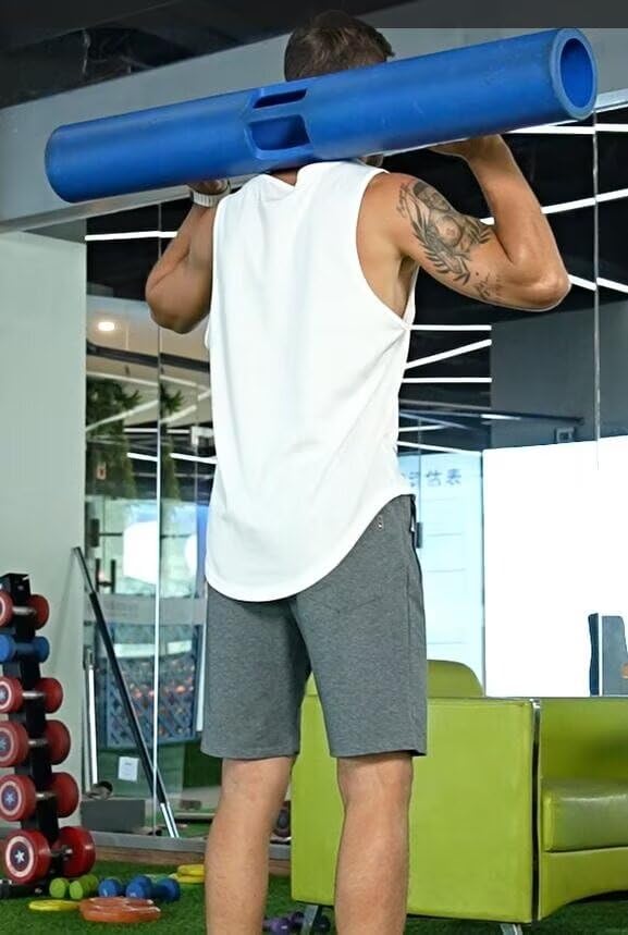 Tansozer Sport Shorts Herren Mit Reissverschluss Blau M, Blau M