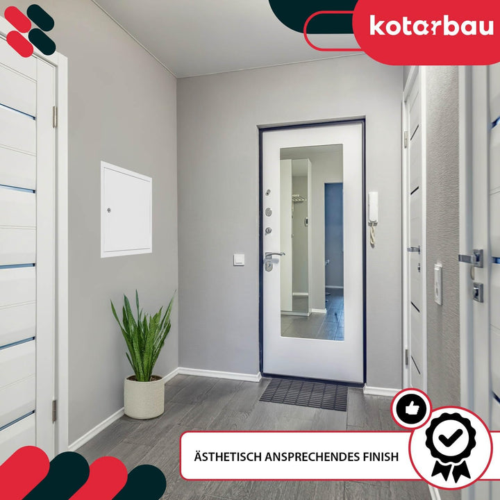 KOTARBAU® Revisionsklappe 40 x 40 cm Trockenbau Revisionstür mit Schlüsselschloss Sicherungskasten U