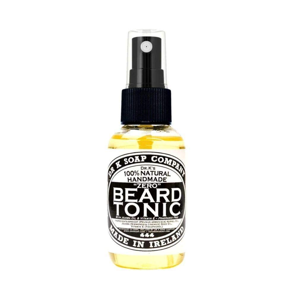 Dr K Soap Company Beard Tonic, Zero, duftneutral, Bartöl für die Bartpflege, 100% natürliche Inhalts