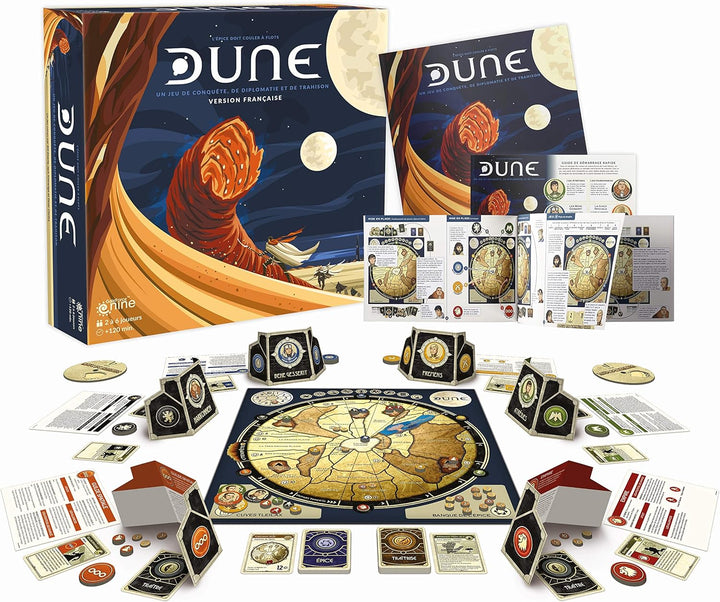 Gale Force Nine Dune Un Jeu De Conquete De Diplomatie Et De Trahison Version Francaise