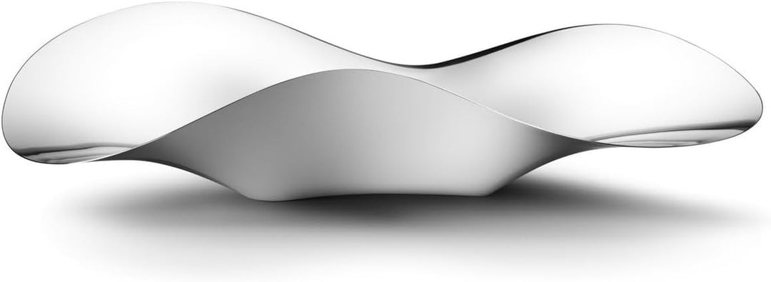 Georg Jensen GJ 107502 Genuss-Austern-Tablett, Edelstahl, Stainless Steel, 58,7 x 36,3 x 14 cm, 58,7