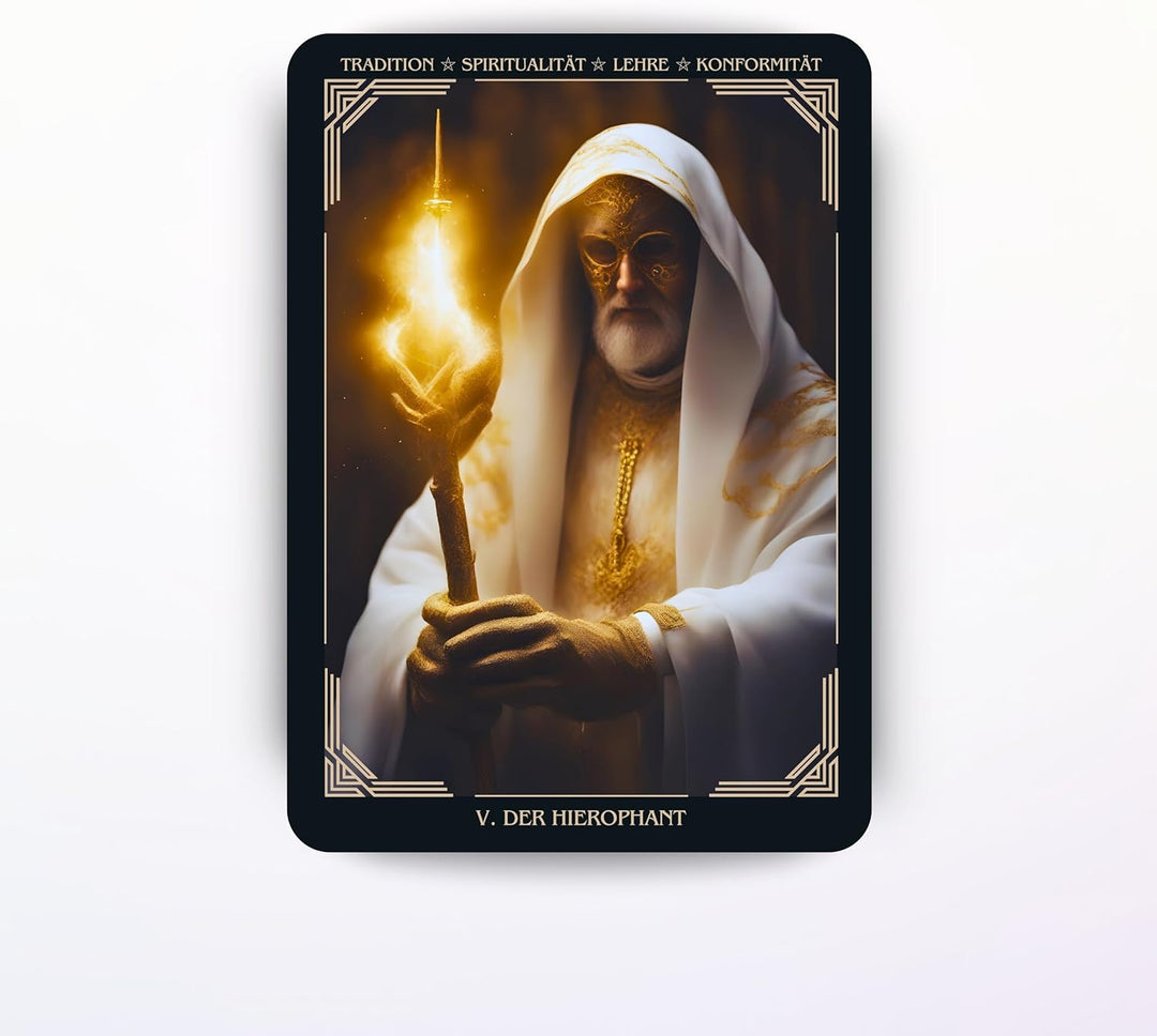 Rubaki Tarotkarten – 78 Karten mit gedrucktem Begleitbuch auf Deutsch und zusätzlichem digitalem Buc