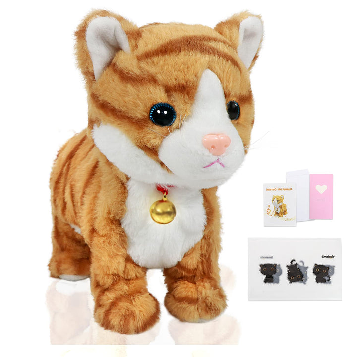 Smalody Interactive Plüschtiere, Neuheit Sound Control Elektronische Katze Elektronische Haustiere R