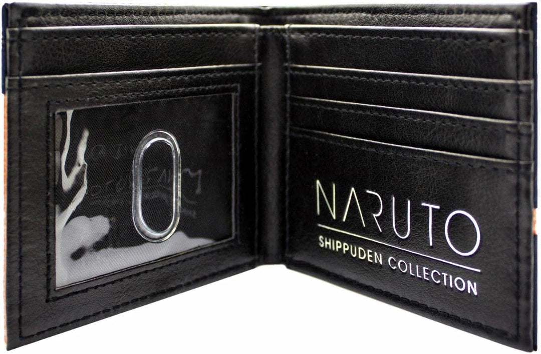 Shinobi Ninja Uzumaki Clan Swirl Crest Konoha Metallabzeichen Emblem Geldbörse/Geldbeutel Zweifach I