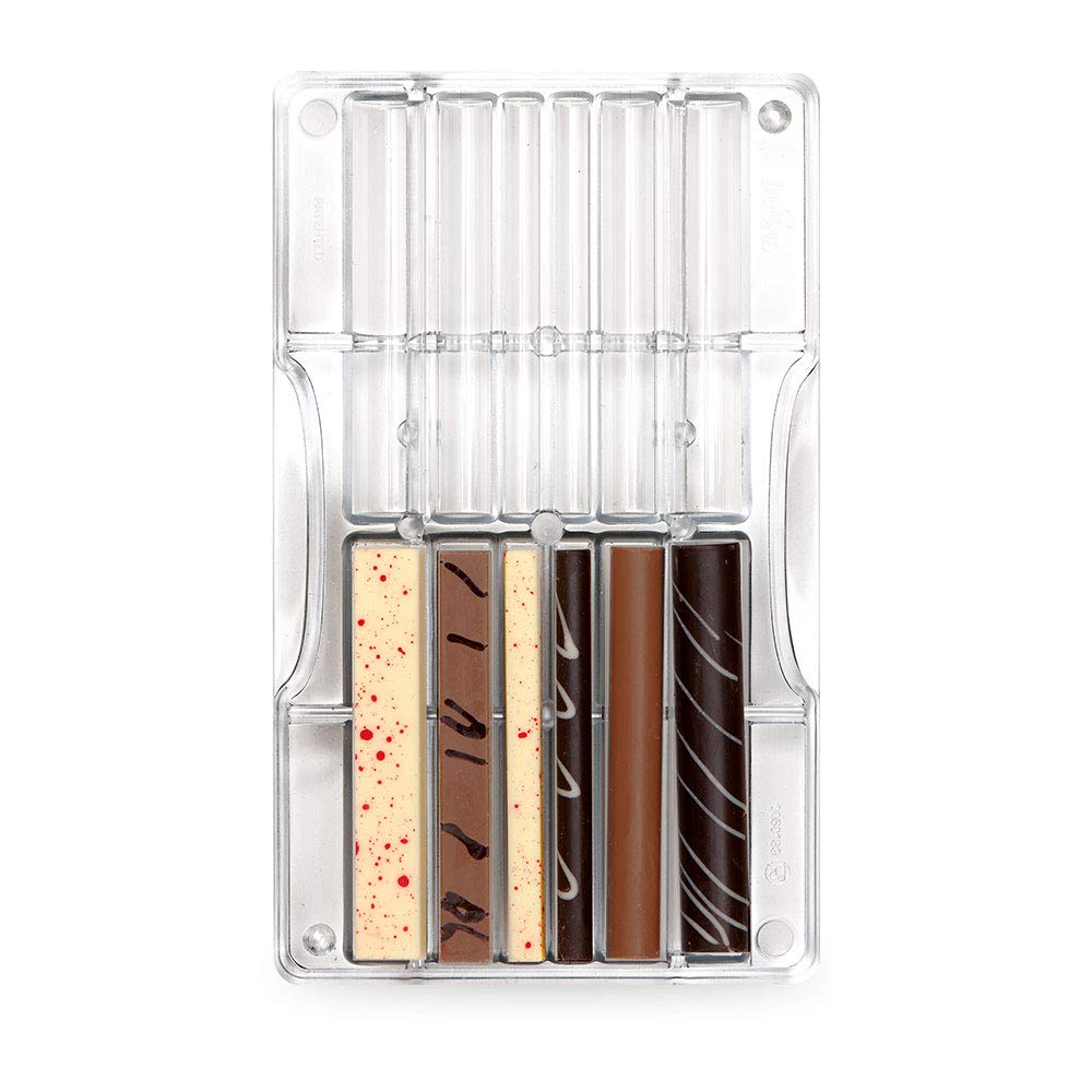 DECORA 0050139 SCHOKOLADENFORM STÖCKE UND STANGEN 200 X 120 X 22 MM, Klar Stäbchen und Stifte, Stäbc