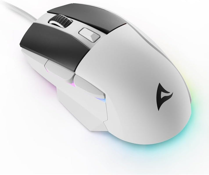 Sharkoon Skiller SGM35 White, Optical Gaming Maus, RGB, PBT Button