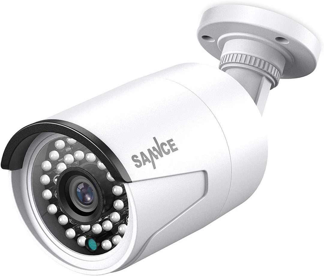 SANNCE PoE 5MP Überwachungsset, 2 Kameras für Innen und Aussen, 36 Stück IR-LEDs, IP66, wetterfestes